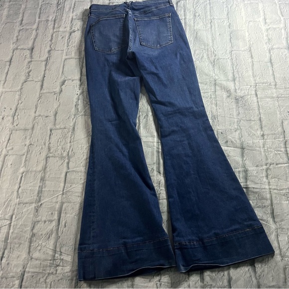 Veronica Beard Sheridan Exaggerated Flare High Rise Jeans Airway - Picture 8 of 10